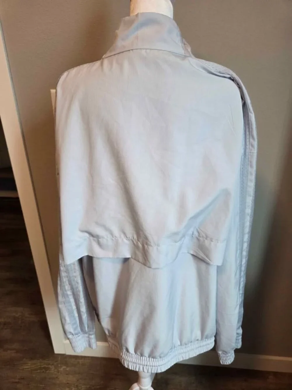 Adidas mens baby blue windbreaker XL
